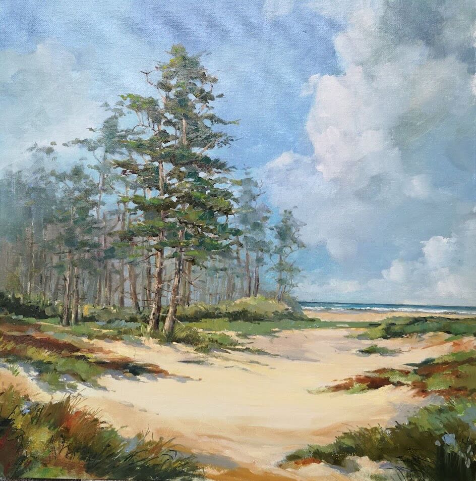 Beach and Pines